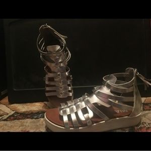 Silver Platform Sandal